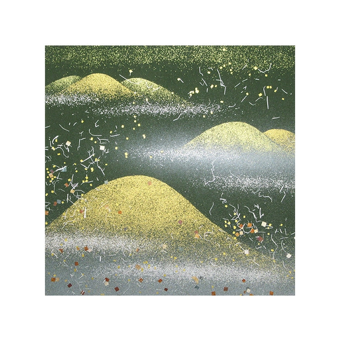 金銀砂子細工 夏 金山 草 アートパネル S/L | ギフトショップ Nihon