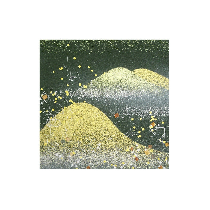 金銀砂子細工 夏 金山 草 アートパネル S/L | ギフトショップ Nihon