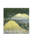 金銀砂子細工 夏 金山 草 アートパネル S/L
