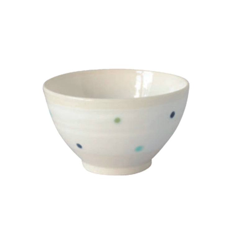 妻の作った 抹茶茶碗 陶芸 水玉模様 病める時もわりと元気だっ