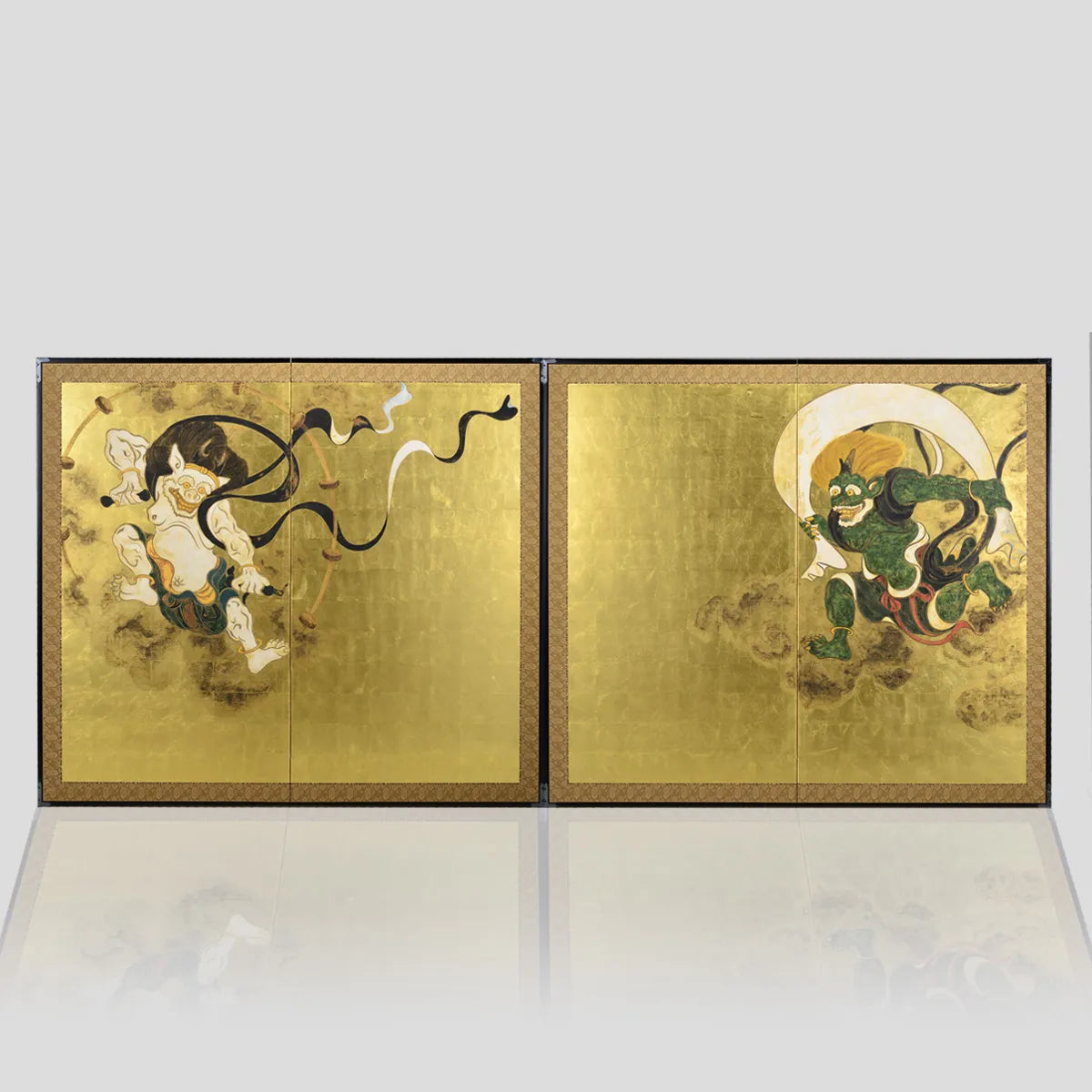 受注生産】二曲一双屏風 風神雷神 | ギフトショップ Nihon Miyabi 通販 受注生産】二曲一双屏風 風神雷神 | ギフトショップ Nihon Miyabi 通販