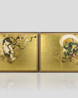 【受注生産】二曲一双屏風 風神雷神