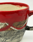美濃焼 線刻 ビックマグカップ
