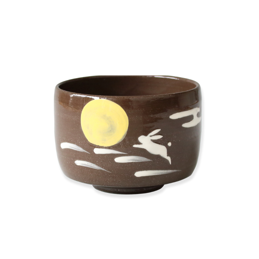 波佐見焼 絵付け抹茶碗 凛然 さくら富士・月うさぎ | ギフトショップ 波佐見焼 絵付け抹茶碗 凛然 さくら富士・月うさぎ | ギフトショップ