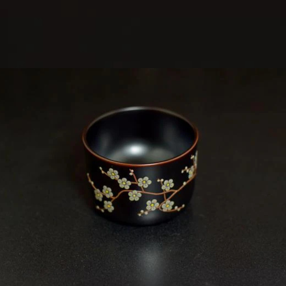 琉球漆器 堆錦 梅ぐい呑み | ギフトショップ Nihon Miyabi 通販サイト