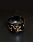 琉球漆器 堆錦 梅ぐい呑み