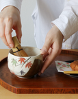 波佐見焼 もみじ お抹茶 3点セット