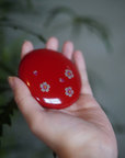 琉球漆器 堆錦 桜 手鏡