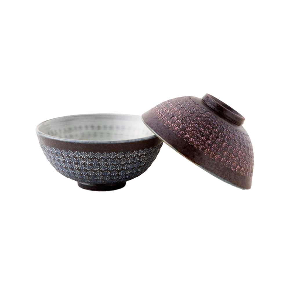 京焼 清水焼 南蛮三島詰 夫婦茶碗 | ギフトショップ Nihon Miyabi 通販