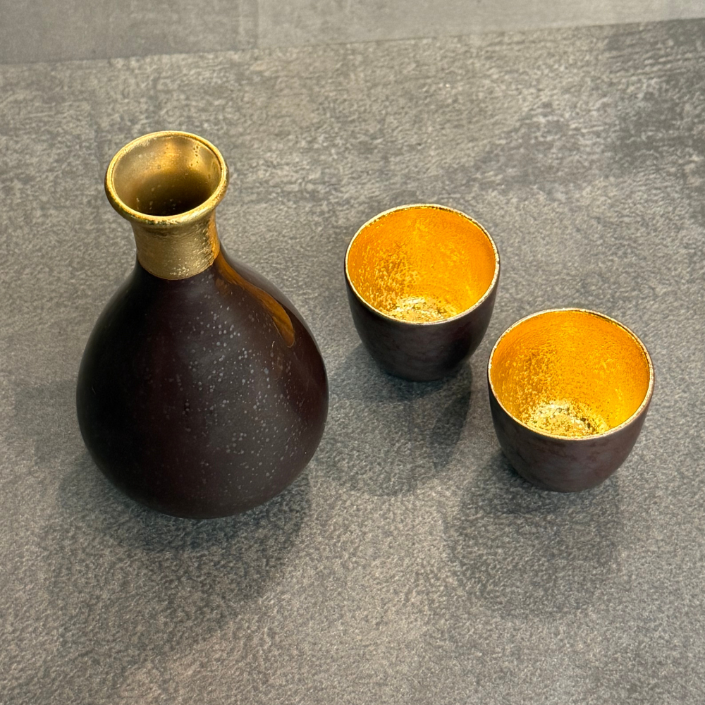 有田焼 酒器 結晶金巻 酒器セット | ギフトショップ Nihon Miyabi 通販