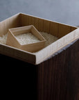【受注生産】RICE STOCKER 米びつ ライスストッカー 焼桐