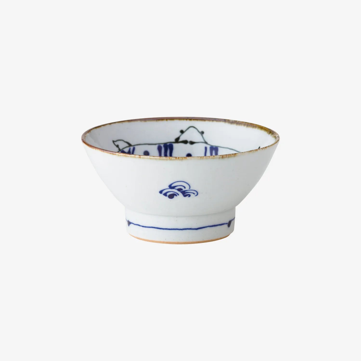 煎茶茶碗6客 魚文 水玉に藻 見込鶴亀 状態良好美品 煎茶茶碗6客 魚文 水玉に藻 見込鶴亀 状態良好美品
