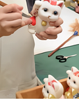 江戸木目込人形 招きハローキティ