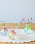 江戸硝子 花てまり一輪挿し