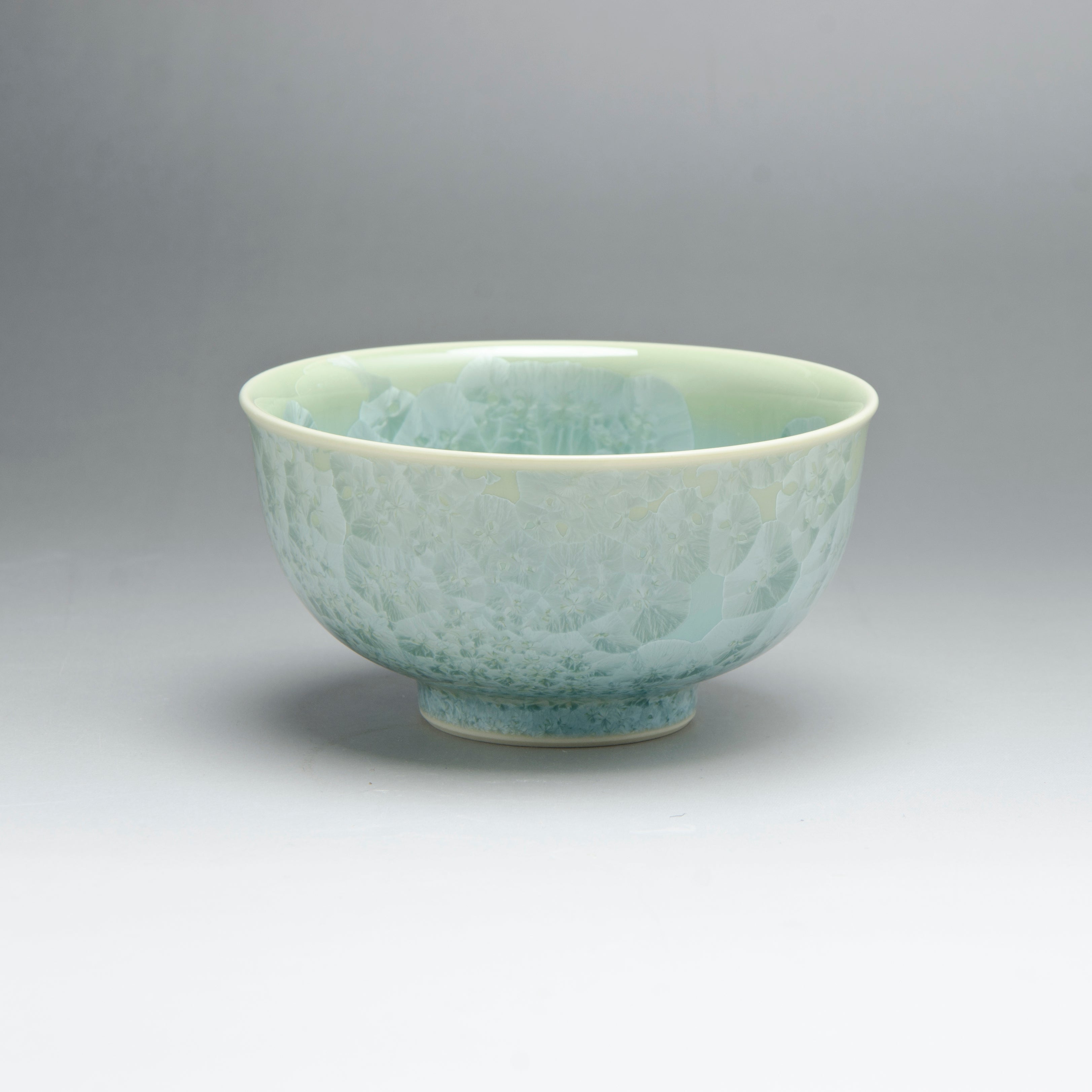 京焼 花結晶 夫婦茶碗 セット 緑/ピンク | ギフトショップ Nihon
