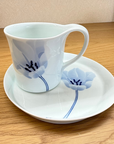 瀬戸焼 ブルーメシリーズ チューリップ カップ&ソーサー