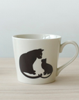美濃焼 温感 猫マグカップ