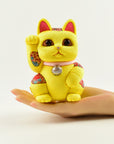 江戸木目込人形 風水シリーズ 招き猫 黄