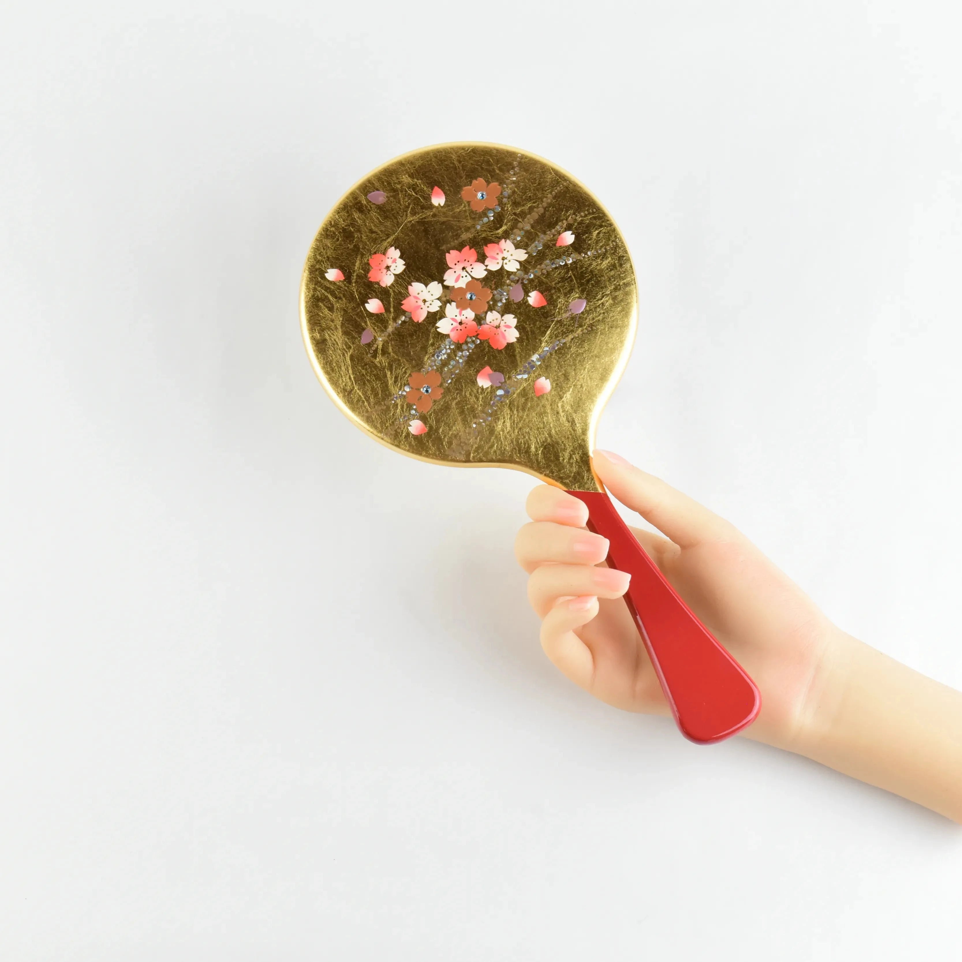 美空ひばり  手鏡 金沢箔 きらり 手鏡 | ギフトショップ Nihon Miyabi 通販サイト