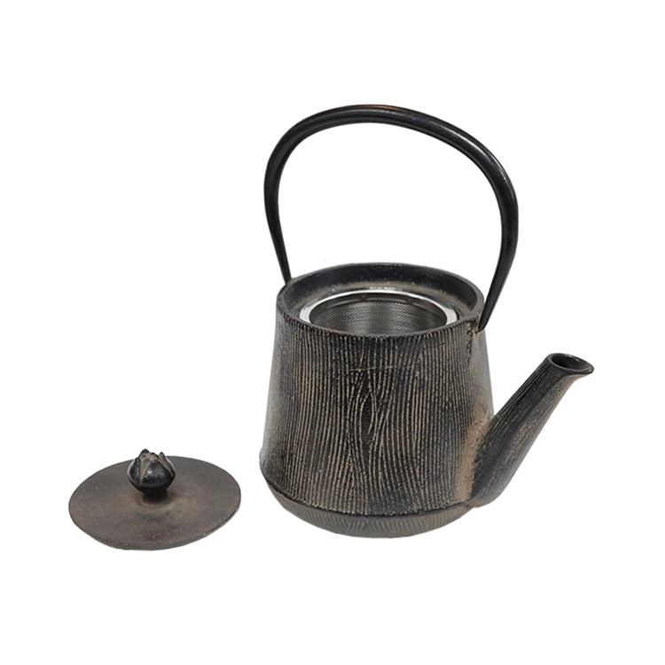 在庫あり】南部鉄器 及富 鉄瓶 ウッドグレイン 0.6L（IH対応