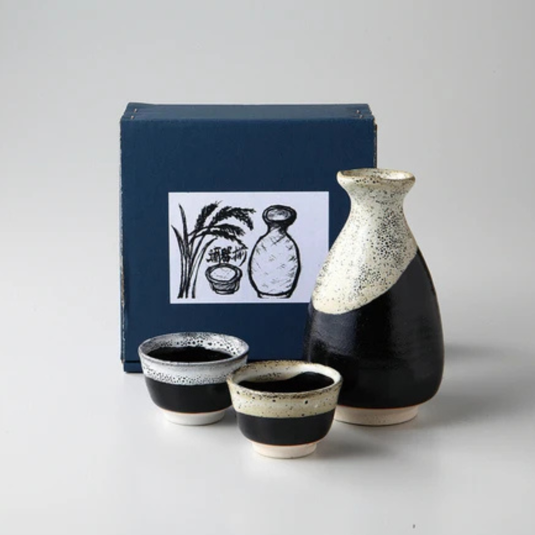 美濃焼 JAPAN SAKE Gold酒器セット | ギフトショップ Nihon Miyabi