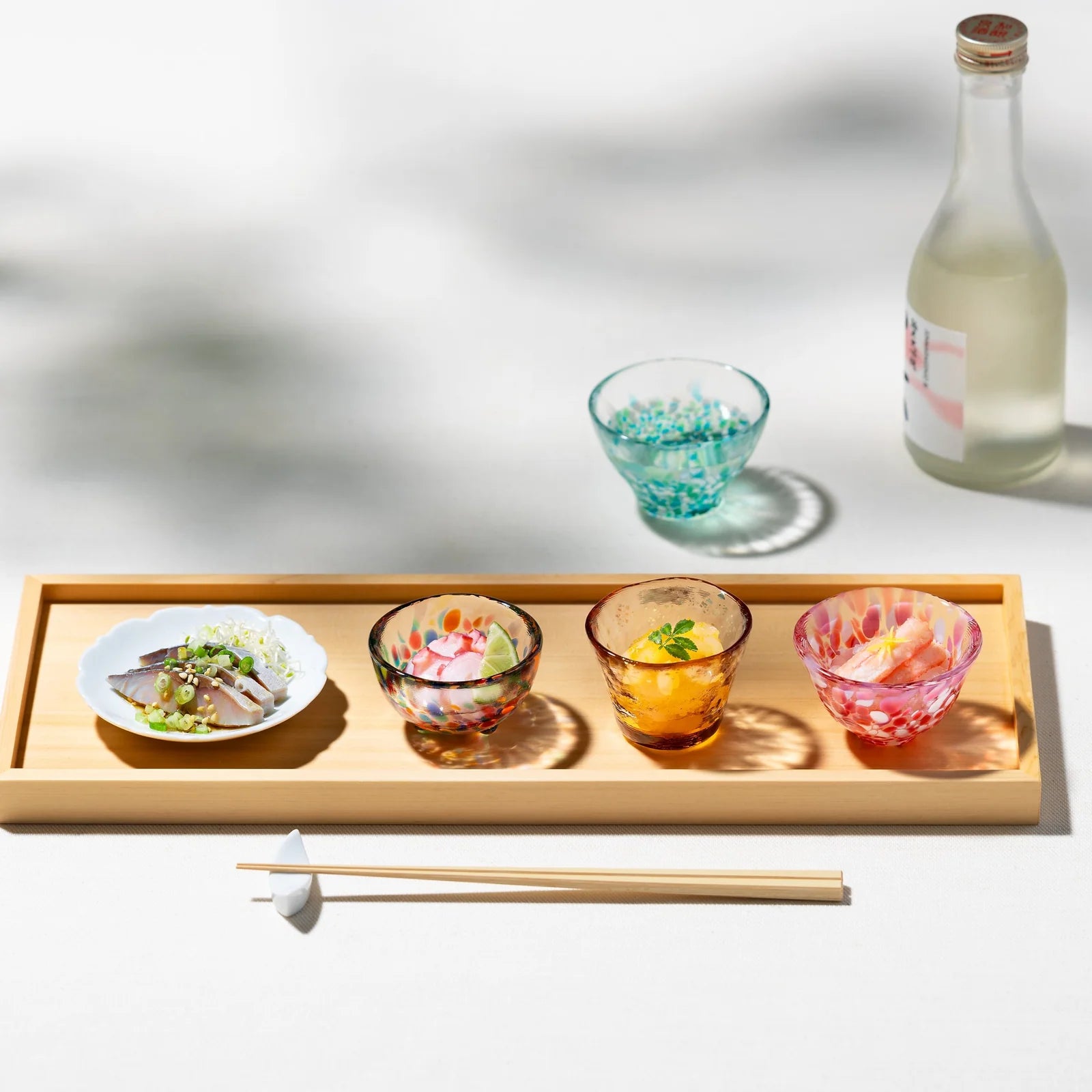 津軽びいどろ 彩ミニグラス 四種揃え | ギフトショップ Nihon Miyabi