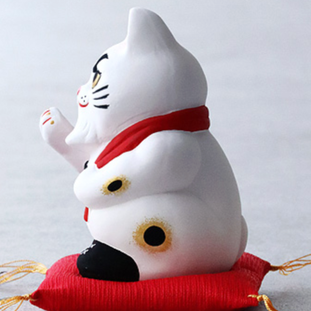 江戸木目込人形 招き猫 市松 | ギフトショップ Nihon Miyabi 通販サイト