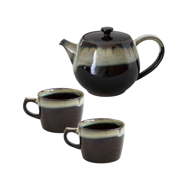 波佐見焼 オーロラ ポット セット | ギフトショップ Nihon Miyabi 通販