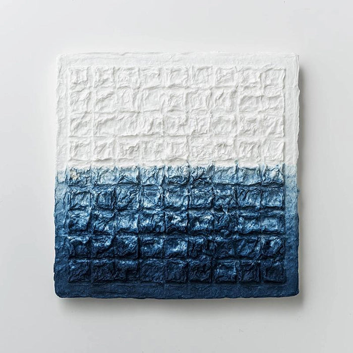 阿波和紙 モザイクアートパネル 藍染めぼかし | ギフトショップ Nihon