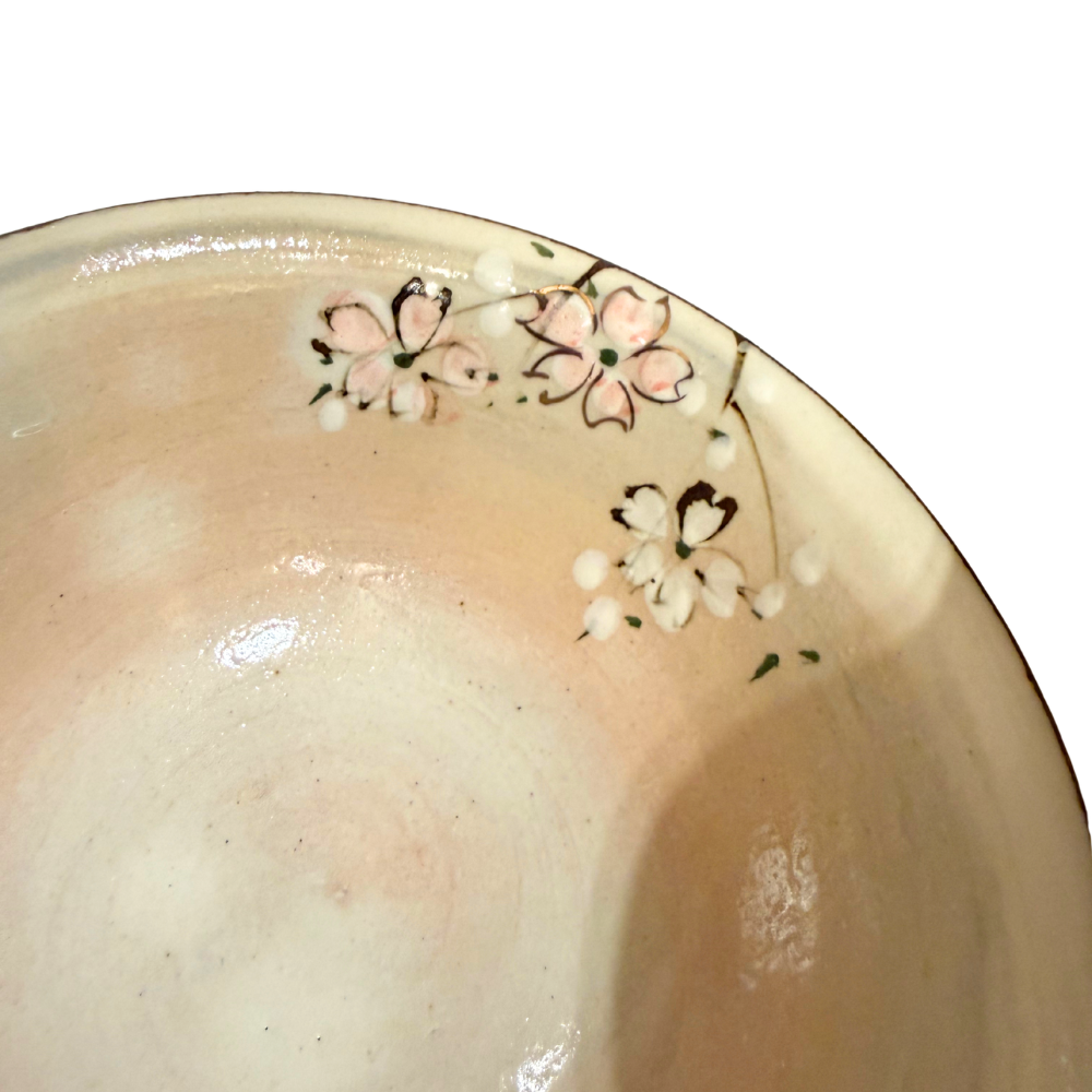 京焼清水焼　金継ぎ 茶碗 四季草花文様 京焼 清水焼 四季草花 夫婦茶碗 セット | ギフトショップ Nihon Miyabi
