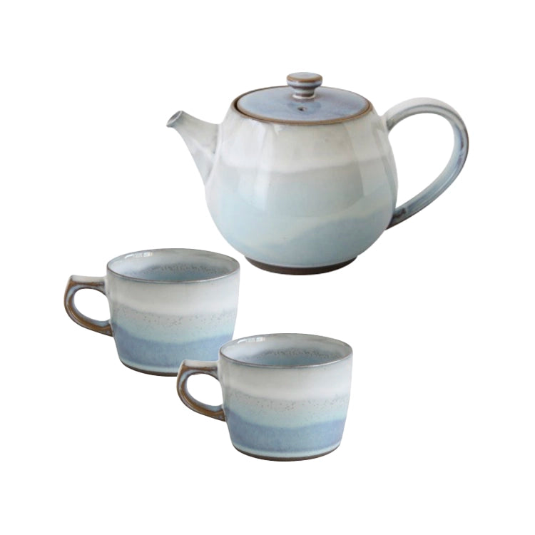 波佐見焼 オーロラ ポット セット | ギフトショップ Nihon Miyabi 通販