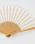 透扇子 麻の葉 白糸