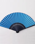 藍染め 扇子 ぼかし染め 濃い色