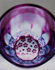 江戸切子 砂切子 サクラサク