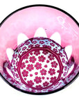 江戸切子 砂切子 サクラサク Lサイズ