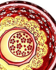 江戸切子 砂切子 月夜桜
