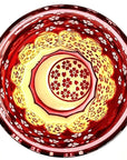 江戸切子 砂切子 月夜桜