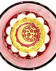 江戸切子 砂切子 月夜桜
