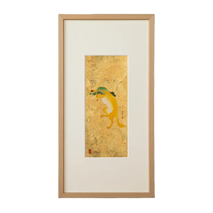 踊る狐(KOSON) アートパネル | ギフトショップ Nihon Miyabi 通販サイト