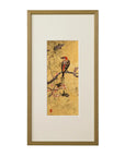 秋海棠に交喙(KOSON) アートパネル
