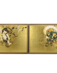 【受注生産】二曲一双屏風 風神雷神