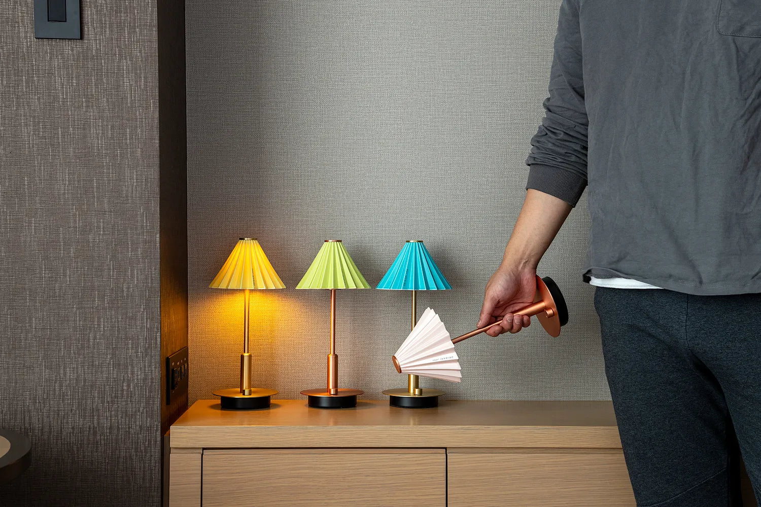 ポータブルライト ORIGAMI LAMP コッパー
