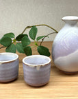 萩焼 椿秀窯 萩むらさき 酒器セット 300cc/70cc
