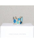 PRECIOUS CROWN プレシャスクラウン Blue 指輪 七宝焼
