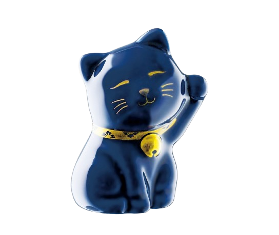 有田焼　勝山窯　招き猫　千客万来　開運　招福　置物　縁起物　白磁　14.5㎝　中 招き猫縁起物 有田焼勝山 有田焼招き猫 有田焼 勝山窯 招き猫 千客万来