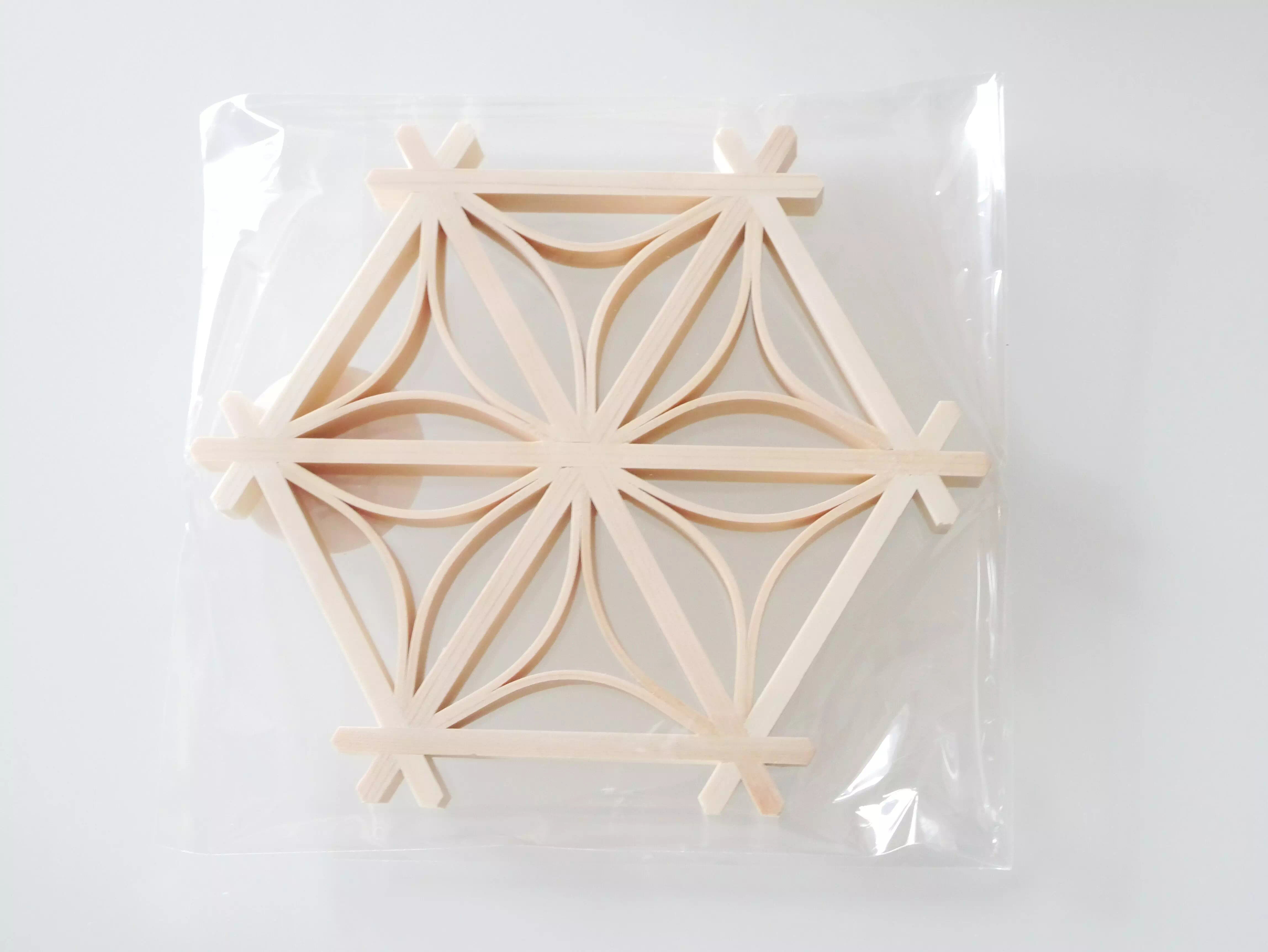 組子 コースター/茶托 七宝(2個セット) | ギフトショップ Nihon 組子 コースター/茶托 七宝(2個セット) | ギフトショップ Nihon