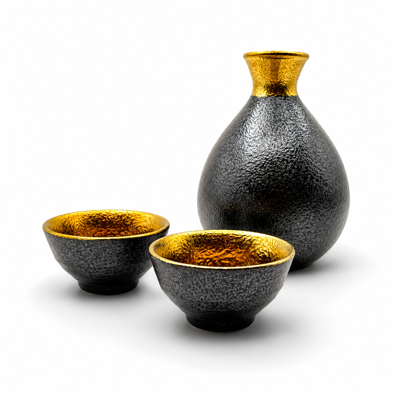 美濃焼 JAPAN SAKE Gold酒器セット | ギフトショップ Nihon Miyabi