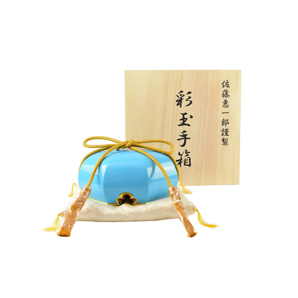 彩玉手箱 ポップカラー 京組紐 金沢箔 | ギフトショップ Nihon Miyabi