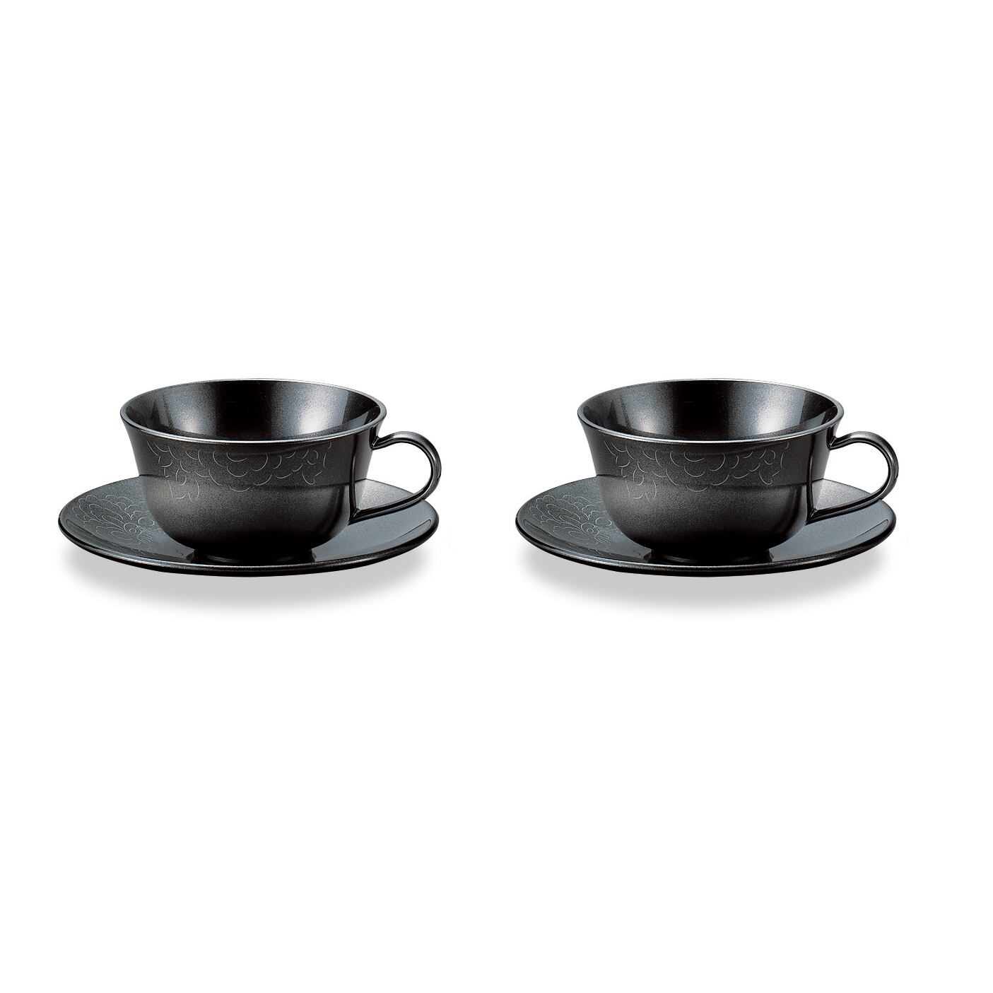 漆器製カップセット 6個 黒金 漆器製カップセット 6個 黒金 漆器製カップセット 6個 黒金 -