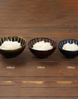 ぎやまん陶 茶碗 茄子紺ブルー
